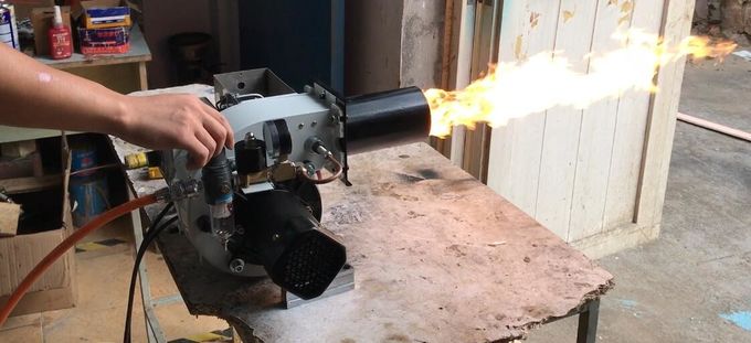 Энергосберегающий горелка отработанного моторного масла, малый горелка отработанного масла 14 - 55 кВт 0